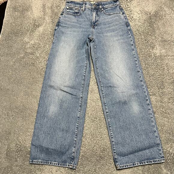 Madewell Denim - Madewell Jeans Womens 26 (28x29) Perfect Vintage Wide Leg High Rise